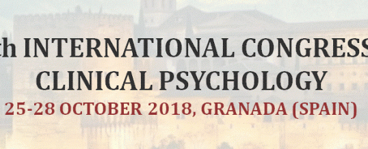 11. međunarodni kongres kliničke psihologije – Španjolska